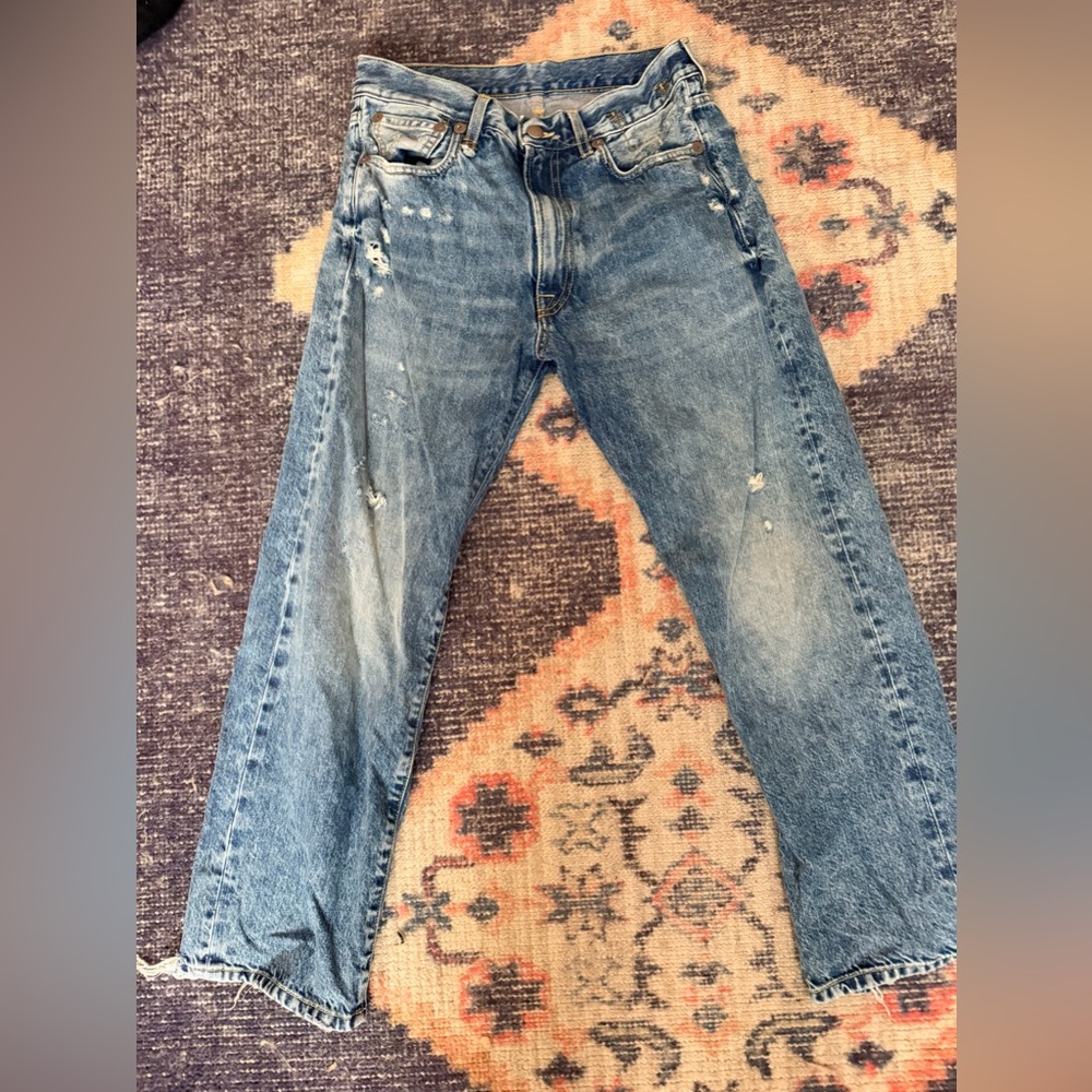 R13 Boyfriend Jeans - Bain wash